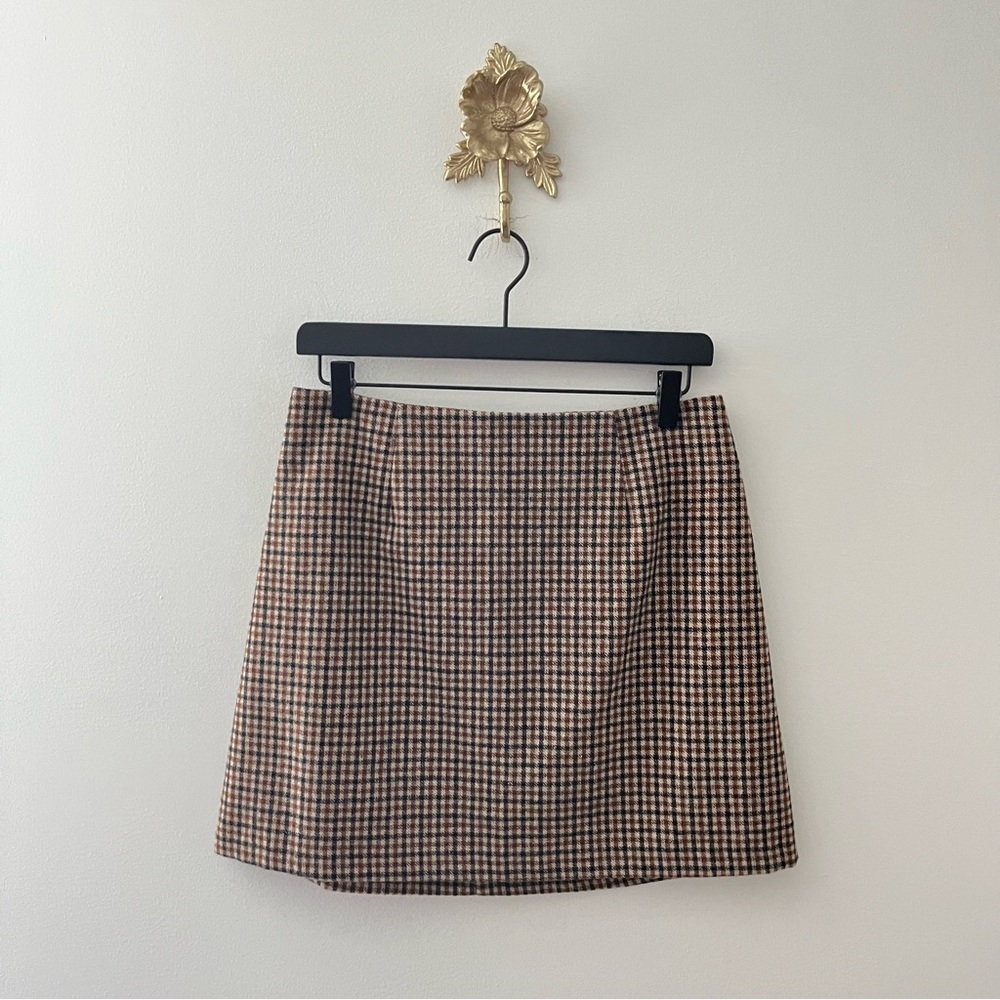 ASTR the label Plaid Mini Skirt M